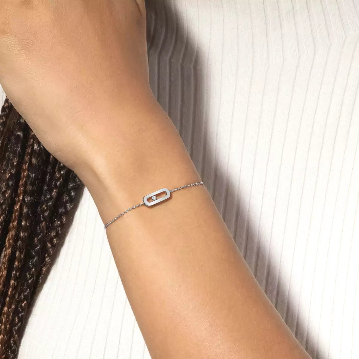 [Eterna Jewels]Move Uno Diamond Bracelet