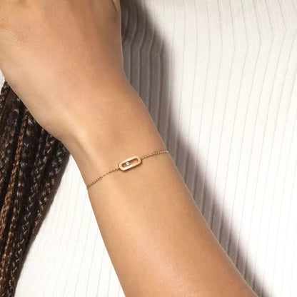 [Eterna Jewels]Move Uno Diamond Bracelet