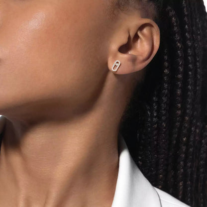 [Eterna Jewels]Move Uno Diamond Earrings