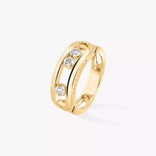 [Eterna Jewels] MoveGold Diamond Ring