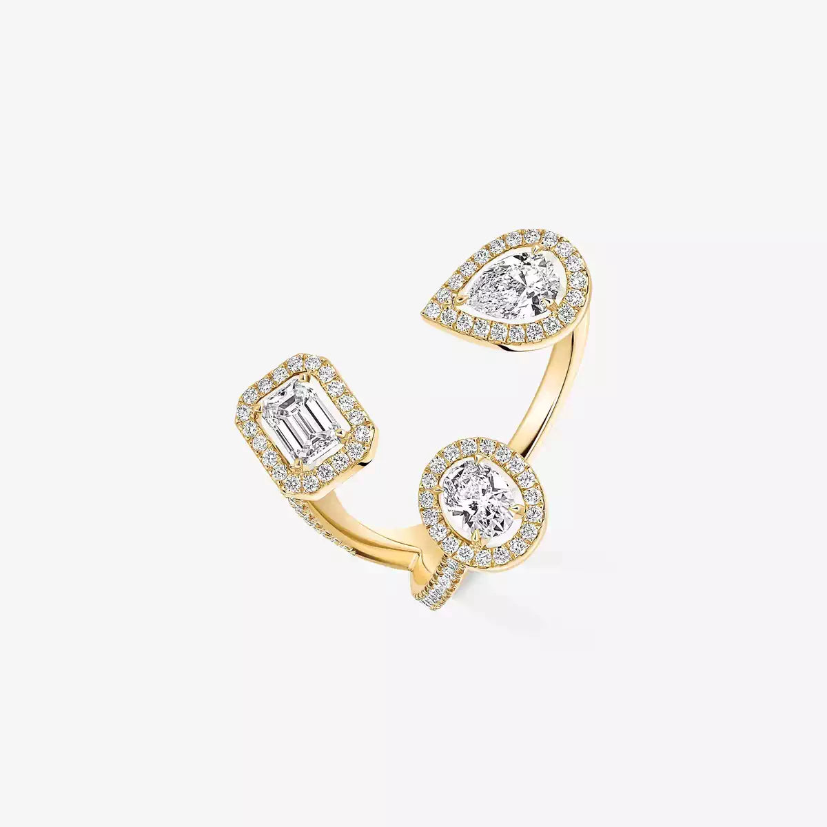 [[Eterna Jewels] Diamond Ring 0,25ct My Twin Trilogy