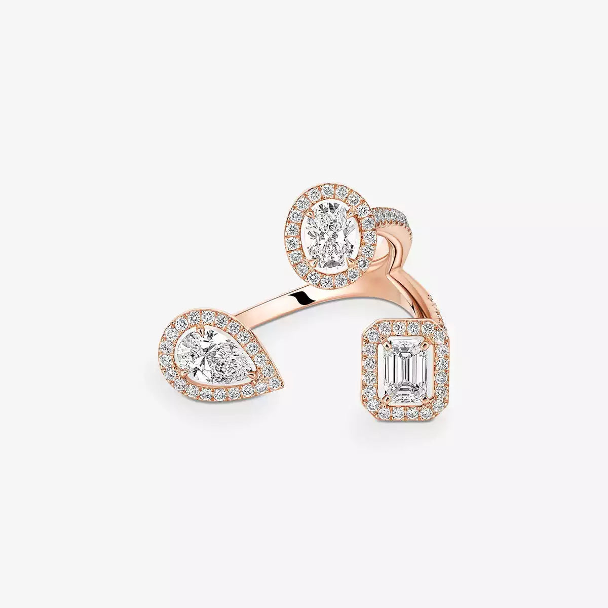 [[Eterna Jewels] Diamond Ring 0,25ct My Twin Trilogy