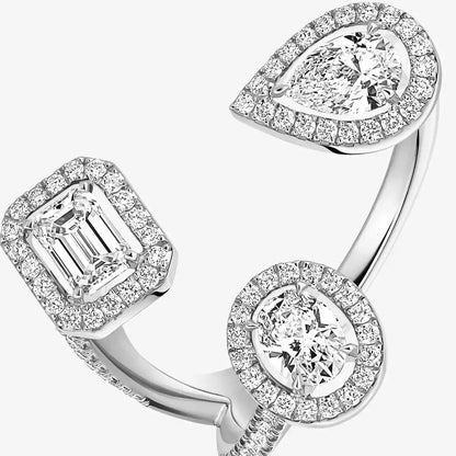 [[Eterna Jewels] Diamond Ring 0,25ct My Twin Trilogy