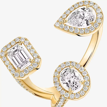 [[Eterna Jewels] Diamond Ring 0,25ct My Twin Trilogy