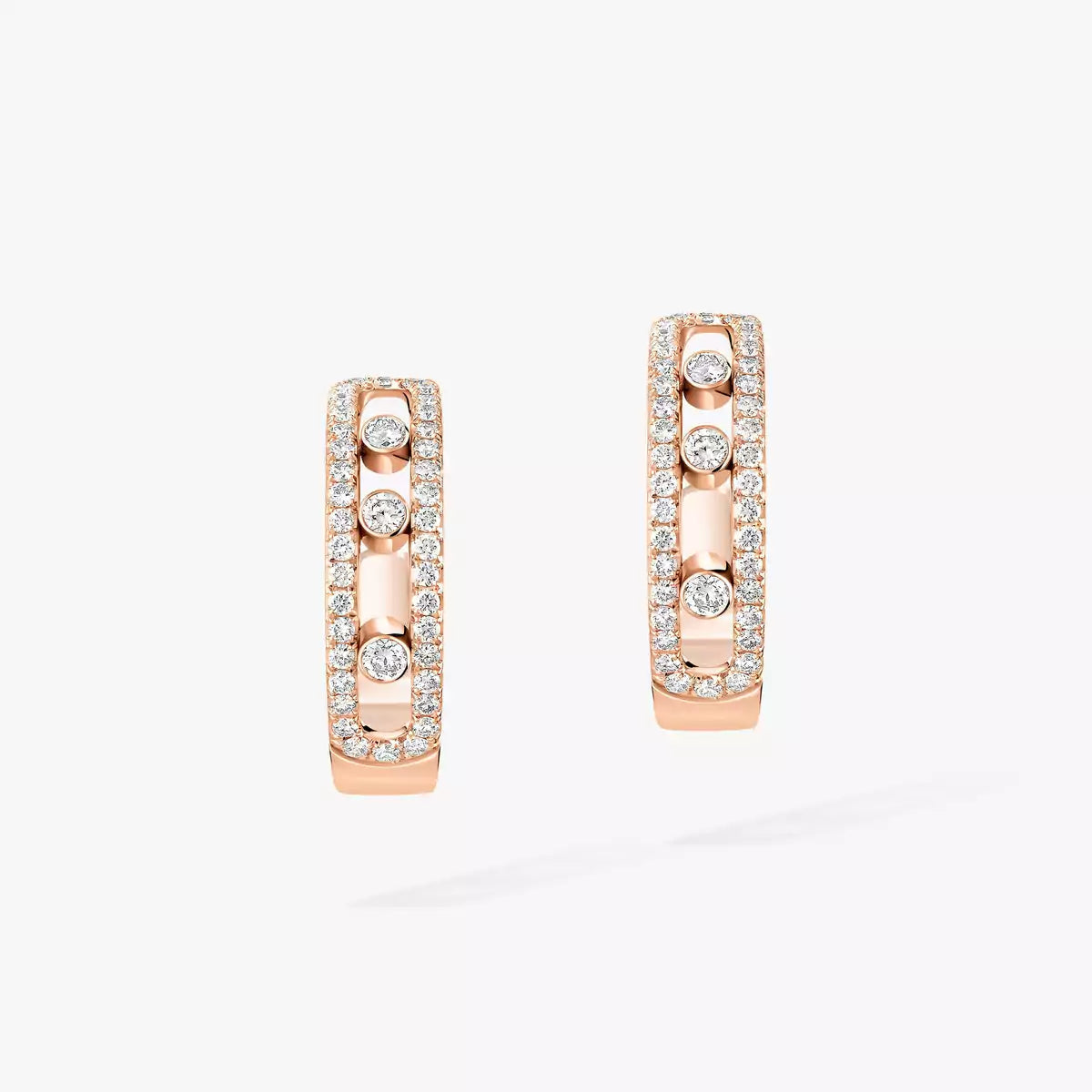 [Eterna Jewels]Diamond Pave_ Hoop Earrings Move