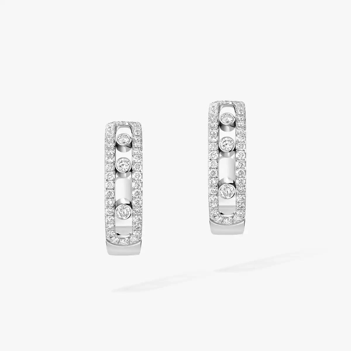 [Eterna Jewels]Diamond Pave_ Hoop Earrings Move