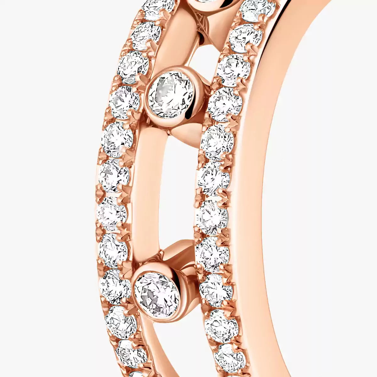 [Eterna Jewels]Diamond Pave_ Hoop Earrings Move