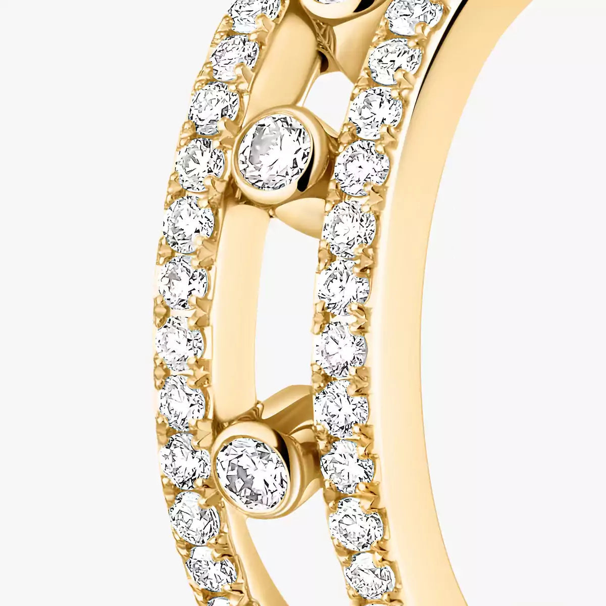 [Eterna Jewels]Diamond Pave_ Hoop Earrings Move