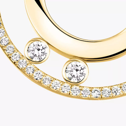 [Eterna Jewels]Move Romane Small Diamond Hoop Earrings