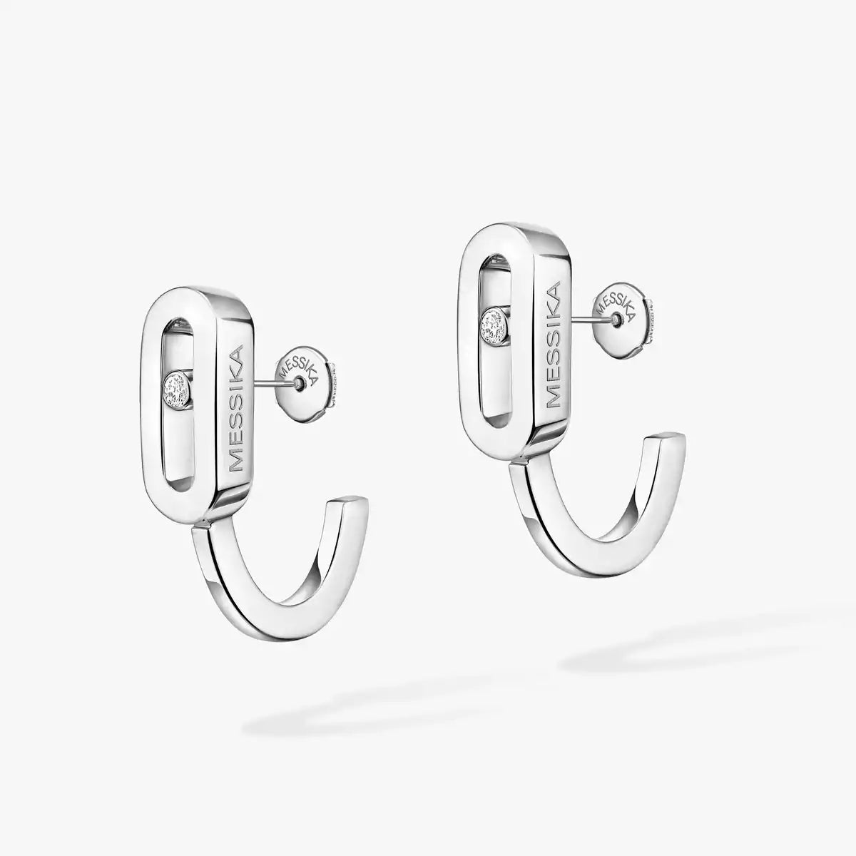 [Eterna Jewels]Diamond Mini Hoop Earrings Move Classique