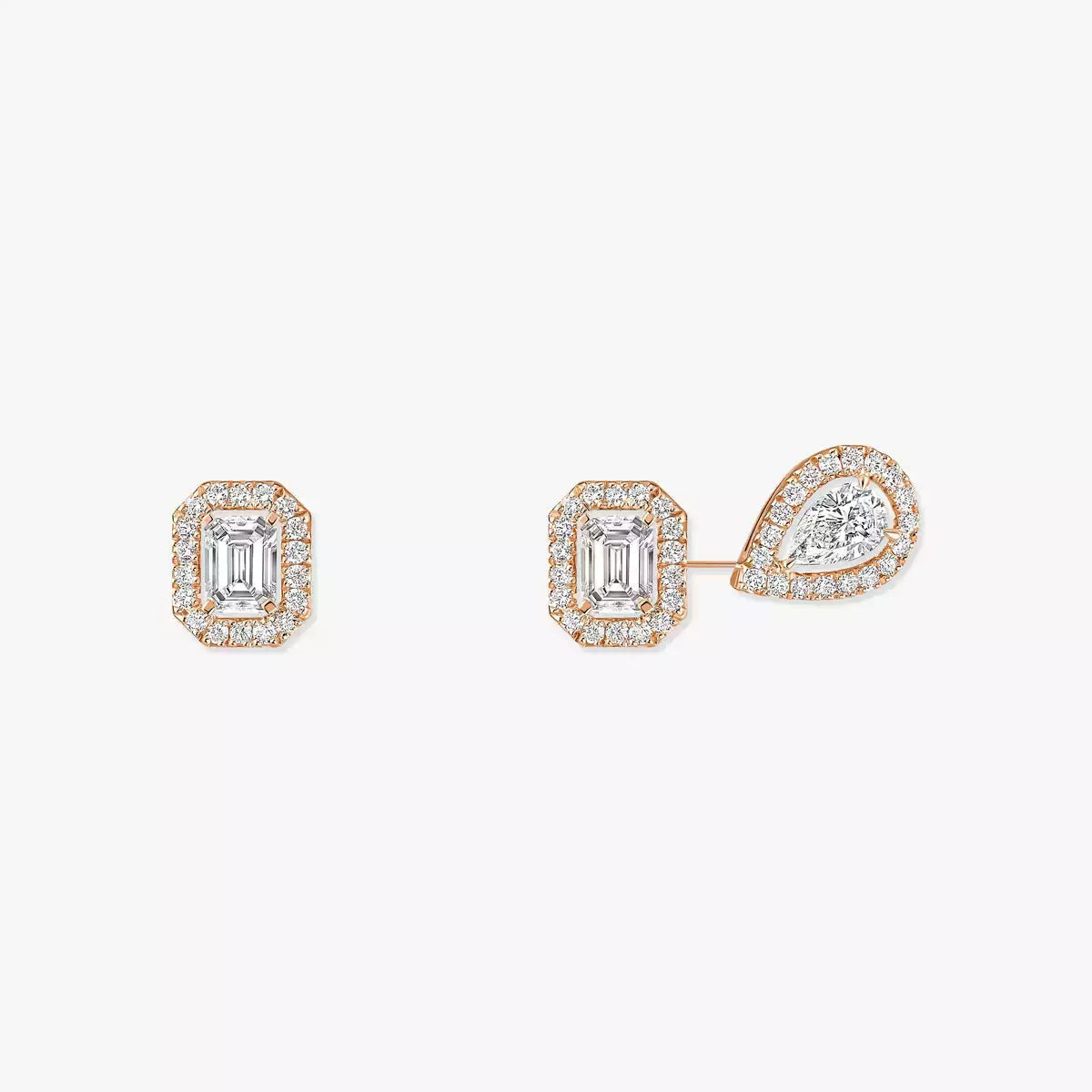 [Eterna Jewels]Diamond Earrings 0,10ct My Twin 1+2