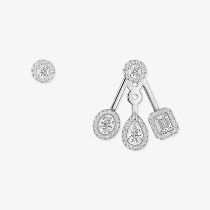 [Eterna Jewels] My Twin Trio  Diamond Earrings