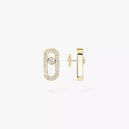 [Eterna Jewels]Move Uno Diamond Earrings