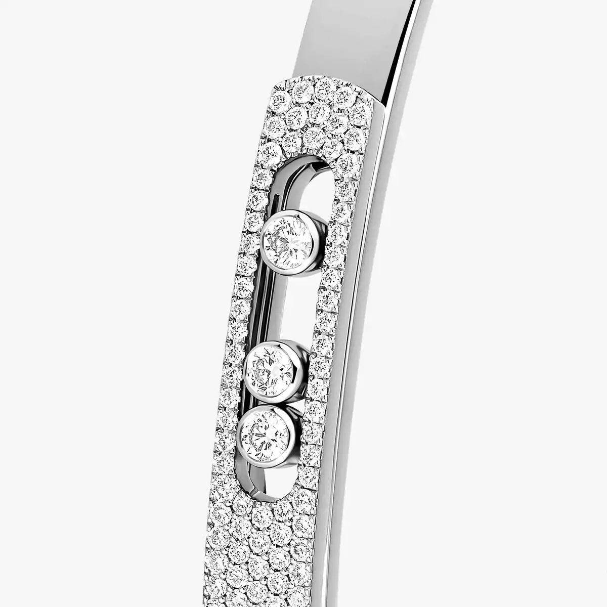 [Eterna Jewels]Move Noa Rose Gold Pavé Diamond Bangle Bracelet