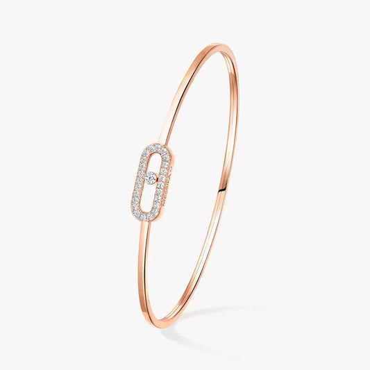 [Eterna Jewels]Move Uno pavé flex bangle medium