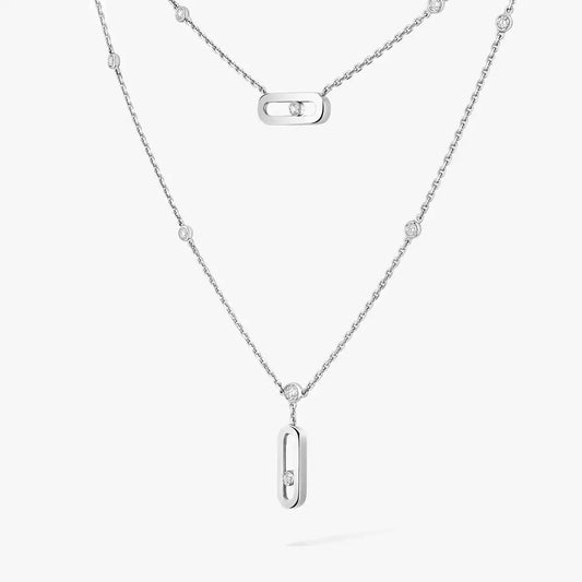 [Eterna Jewels] Move Uno Diamond Necklace