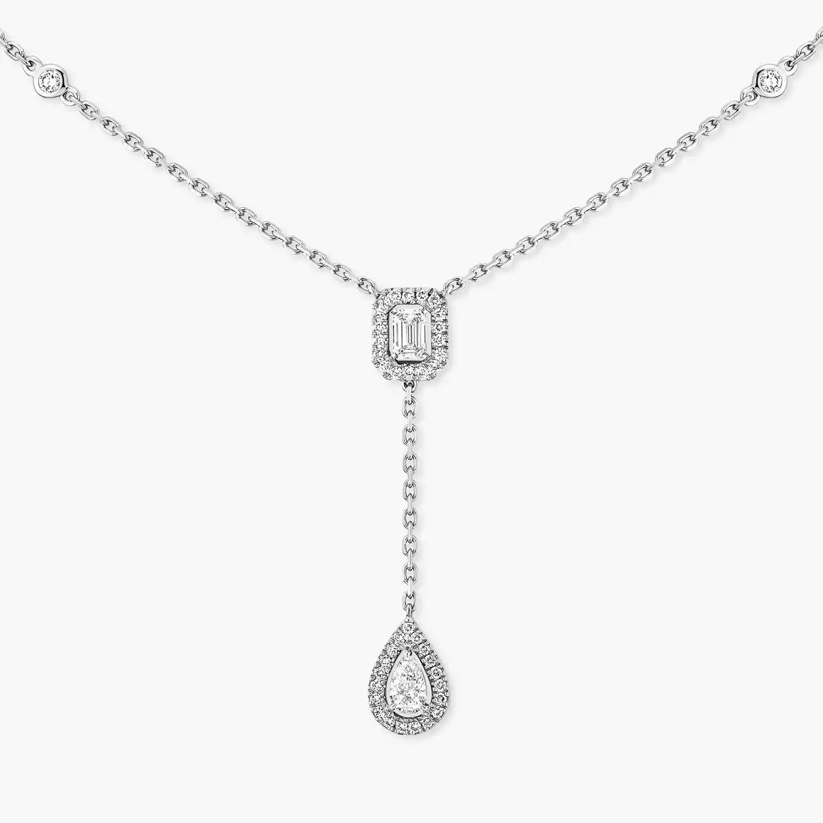 [Eterna Jewels]Gold Diamond Tie Necklace