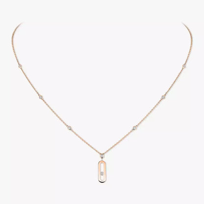 [Eterna Jewels] Move Uno Gold Diamond Long Necklace