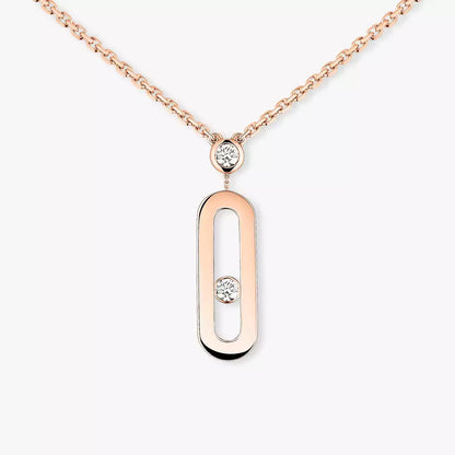 [Eterna Jewels] Move Uno Gold Diamond Long Necklace