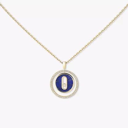 [Eterna Jewels]Lucky Move Diamond Necklace in Rose Gold and White Mother-of-Pearl