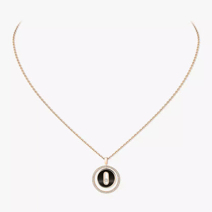 [Eterna Jewels]Lucky Move Diamond Necklace in Rose Gold and White Mother-of-Pearl