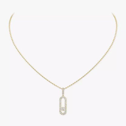 [Eterna Jewels]Move Uno Diamond Necklace in Rose Gold