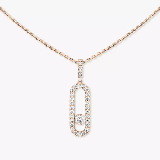 [Eterna Jewels]Move Uno Diamond Necklace in Rose Gold