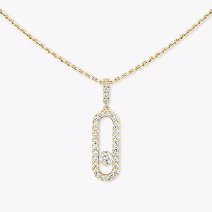 [Eterna Jewels]Move Uno Diamond Necklace in Rose Gold