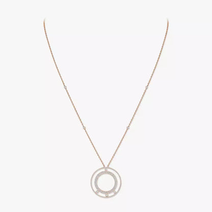 [Eterna Jewels]Move Romane Long Pave_-Set Diamond Necklace