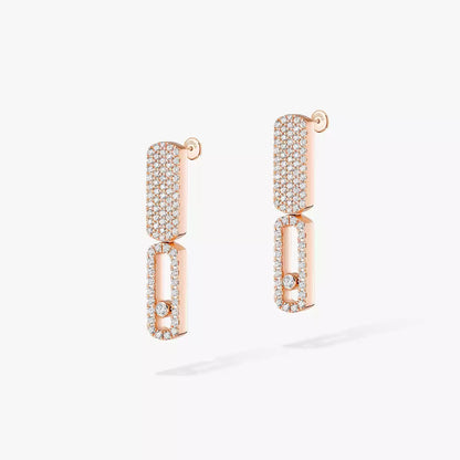 [Eterna Jewels]Imperial Move SM Diamond Earrings