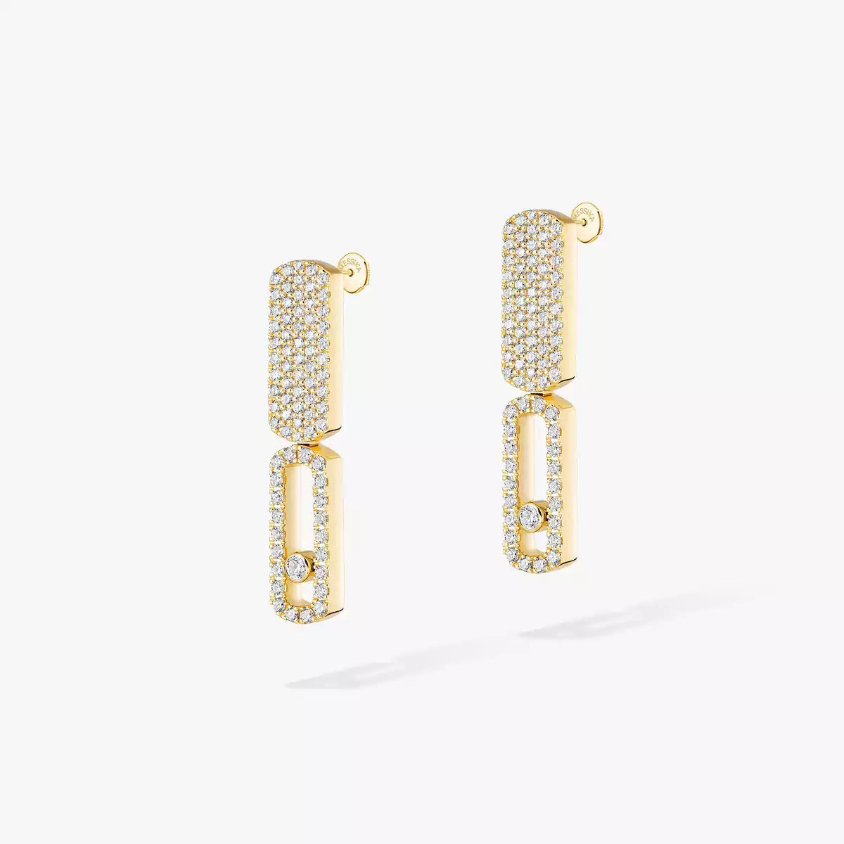[Eterna Jewels]Imperial Move SM Diamond Earrings