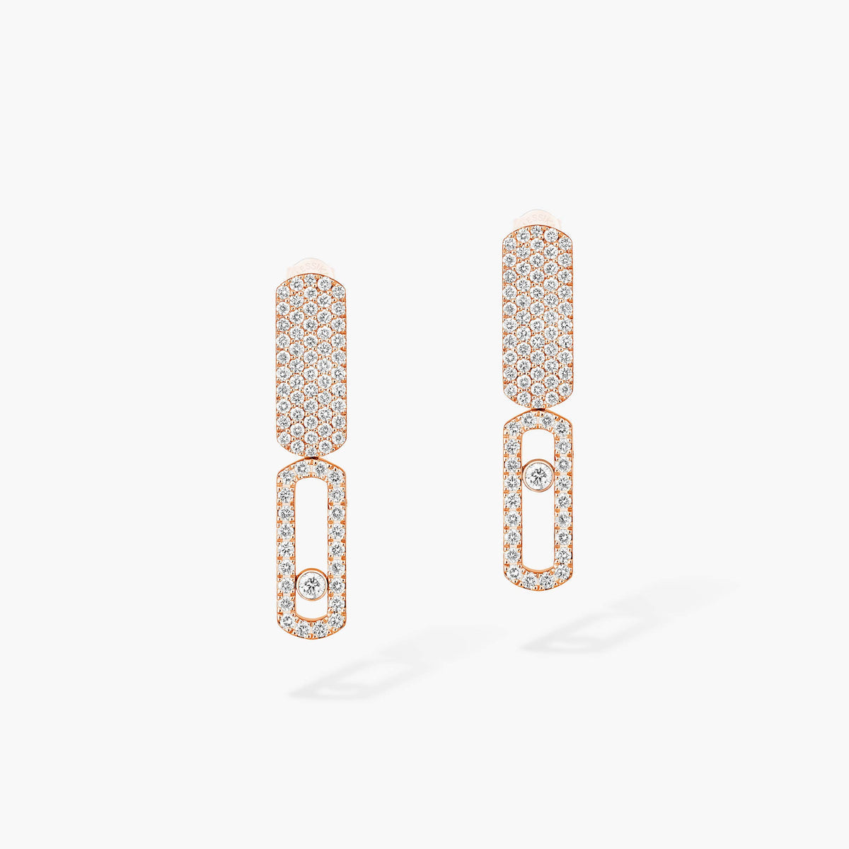 [Eterna Jewels]Imperial Move SM Diamond Earrings