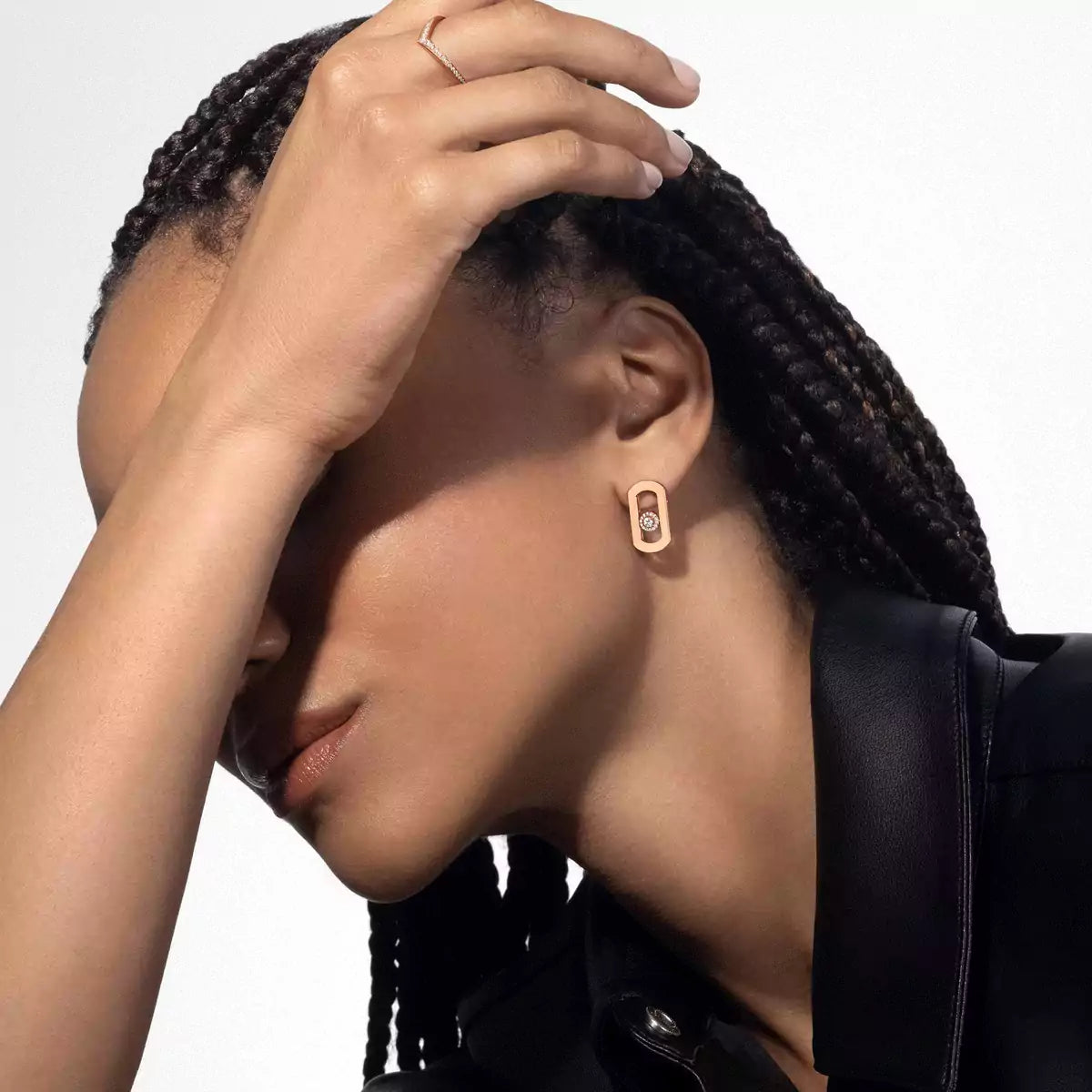 [Eterna Jewels]So Move Diamond Earrings in Yellow Gold