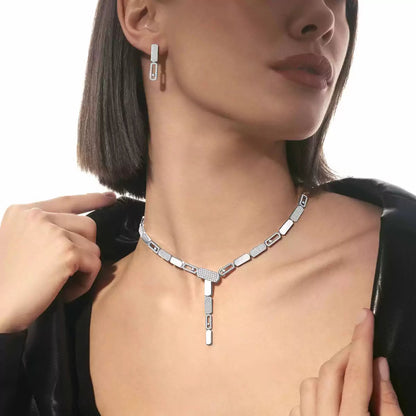 [Eterna Jewels]Imperial Move SM Diamond Earrings