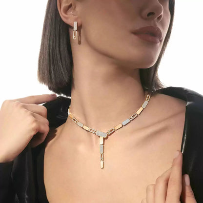 [Eterna Jewels]Imperial Move SM Diamond Earrings