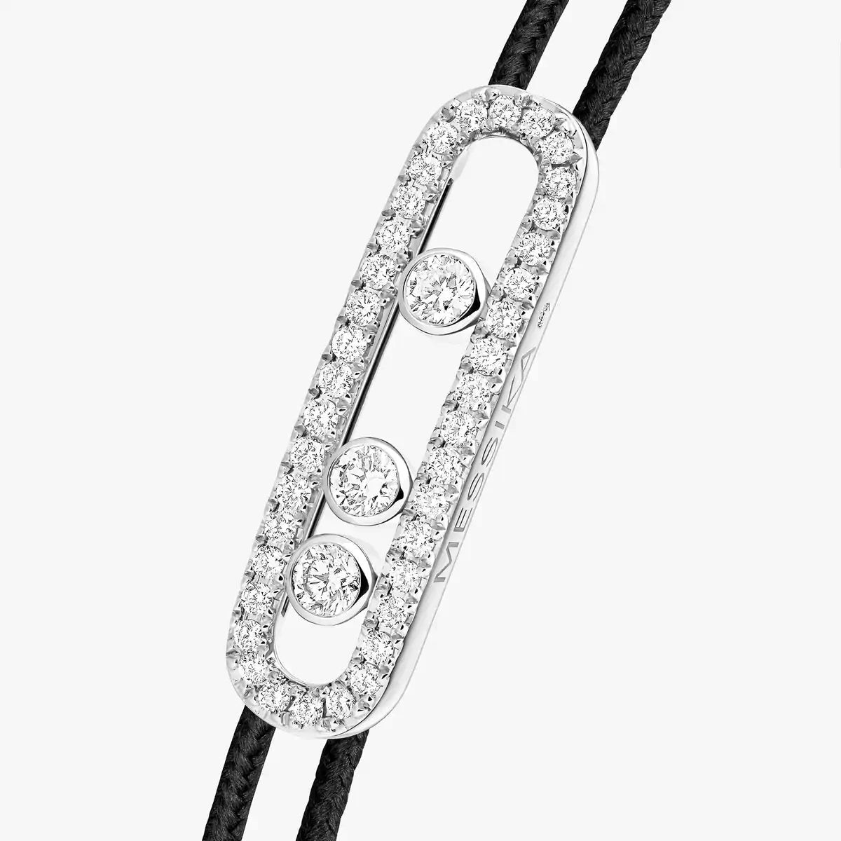 [Eterna Jewels]MK Care(s) pink cord pavé bracelet
