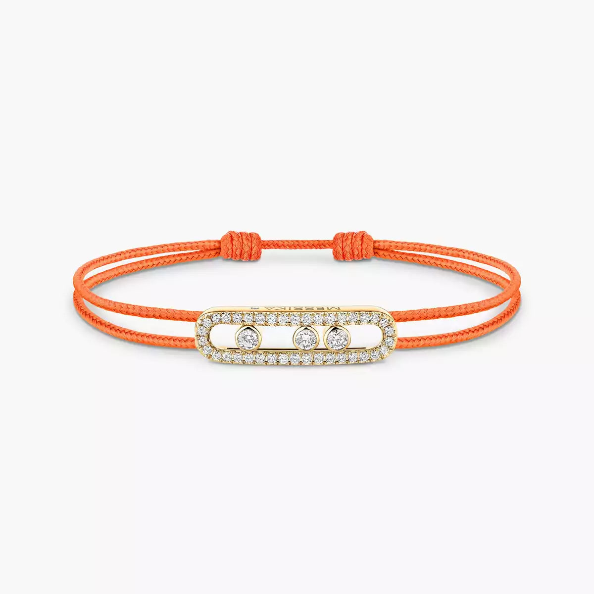 [Eterna Jewels]MK Care(s) pink cord pavé bracelet