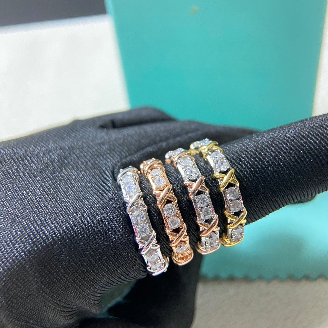 [Eterna Jewels]SIXTEEN STONE RING ROSE GOLD