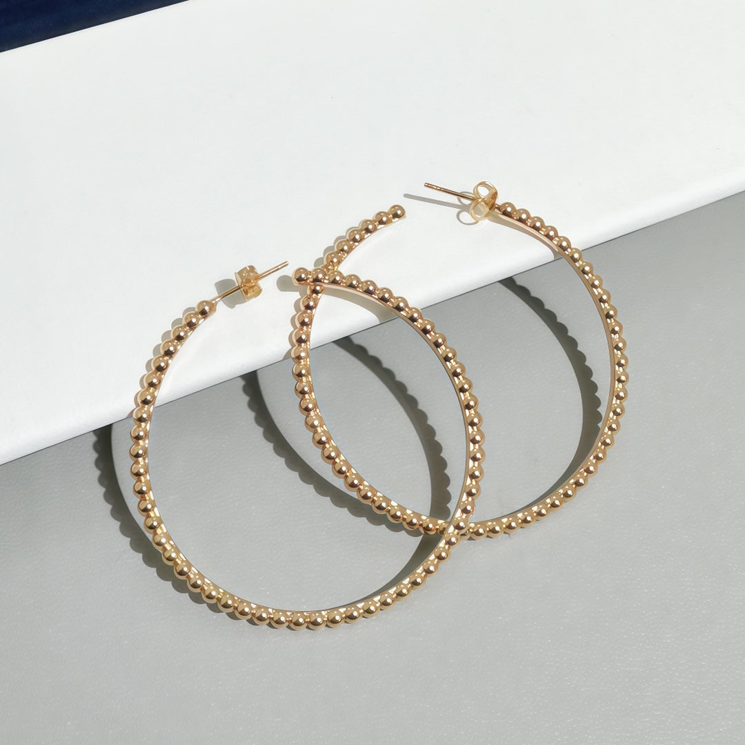 [Eterna Jewels] SMOOTH BEAD STUD EARRINGS
