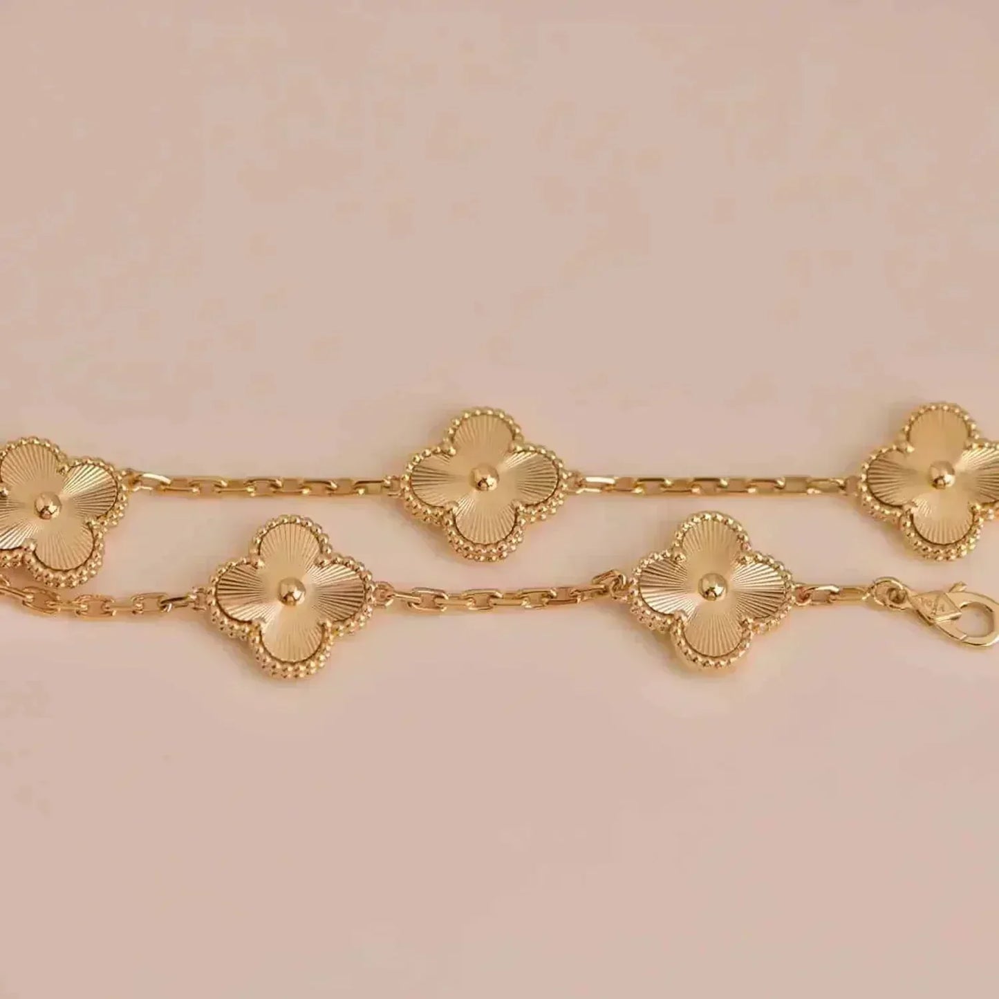 [Eterna Jewels] CLOVER 5 MOTIF LASER BRACELET COLLECTION