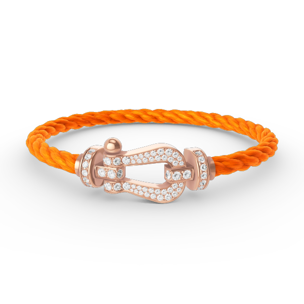 [Eterna Jewels]FORCE LARGE HORSESHOE FULL DIAMOND BRACELET ROSE GOLD
