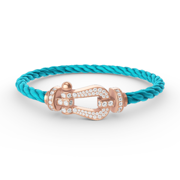 [Eterna Jewels]FORCE LARGE HORSESHOE FULL DIAMOND BRACELET ROSE GOLD