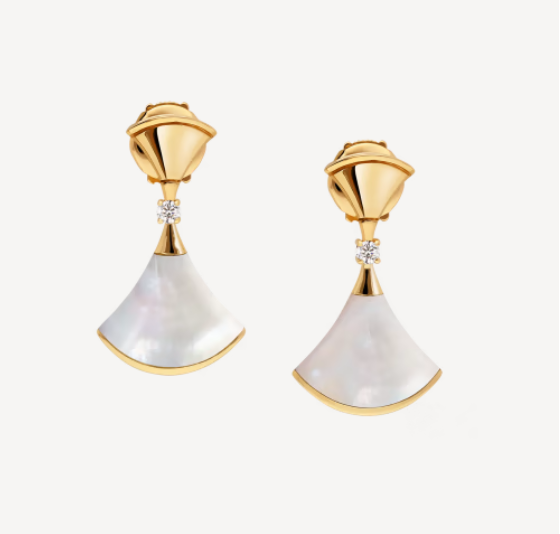 [Eterna Jewels]DREAM MOP 1 DIAMOND EARRINGS