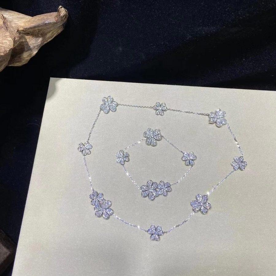[Eterna Jewels]FRIVOLE SILVER 5 FLOWERS BRACELET