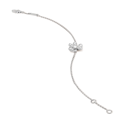 [Eterna Jewels]FRIVOLE SILVER FLOWER DIAMOND BRACELET