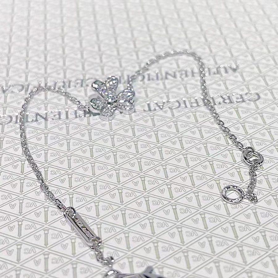 [Eterna Jewels]FRIVOLE SILVER FLOWER DIAMOND BRACELET