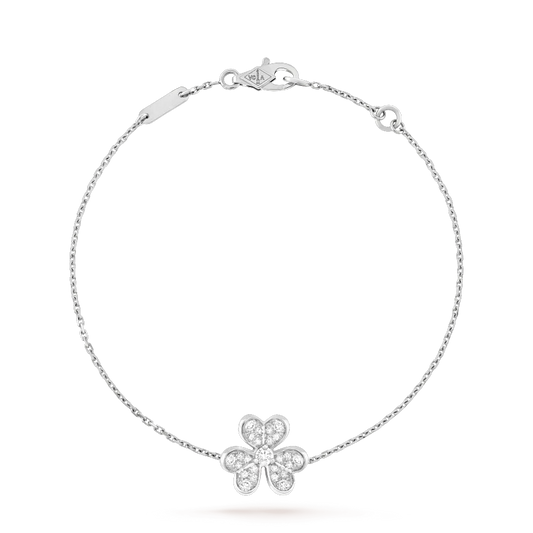 [Eterna Jewels]FRIVOLE SILVER FLOWER DIAMOND BRACELET
