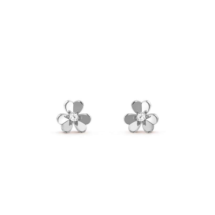 [Eterna Jewels]FRIVOLE MINI SILVER FLOWER EARRINGS