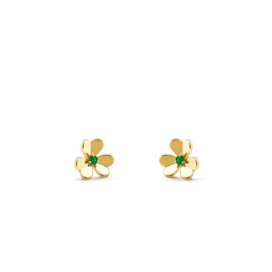 [Eterna Jewels]FRIVOLE  FLOWER MALACHITE EARRINGS