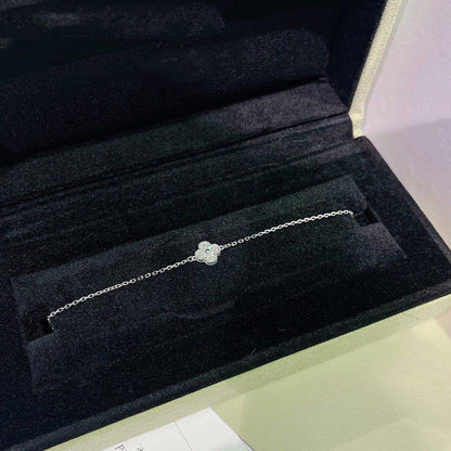 [Eterna Jewels]CLOVER  SINGLE FLOWER BRACELET SILVER